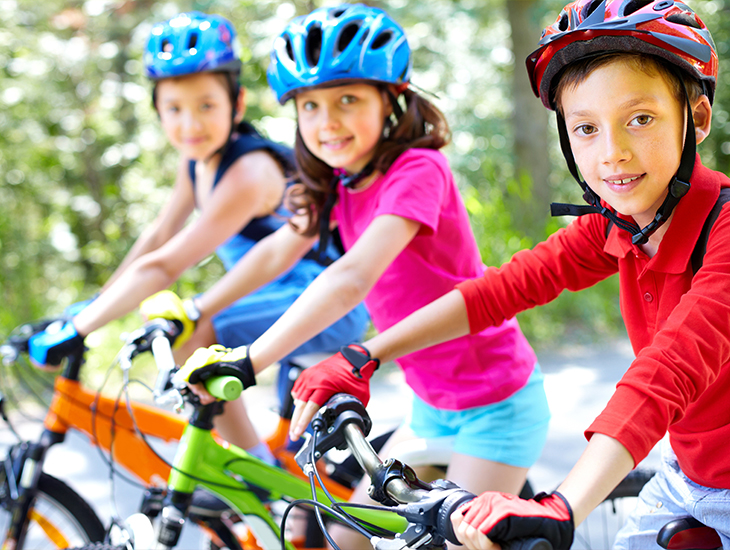 Kid focused bike event.